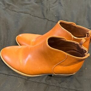 Men's Tan Leather Ankle Boots
